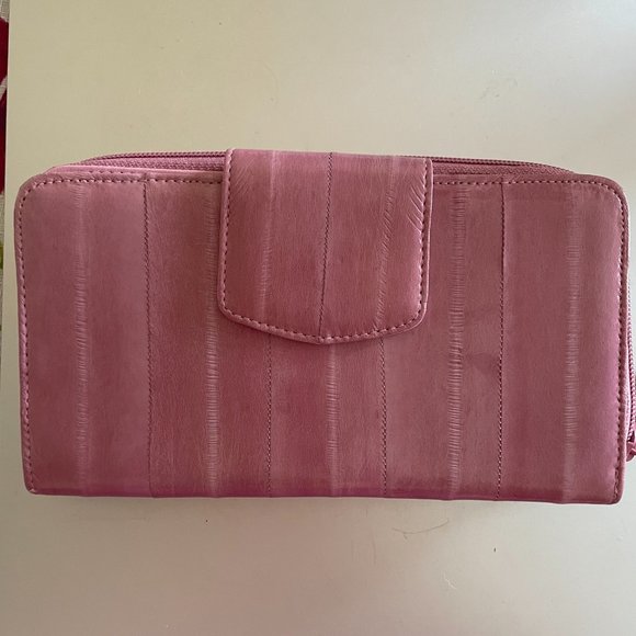 Pink Eel Skin handbag - Picture 6 of 8